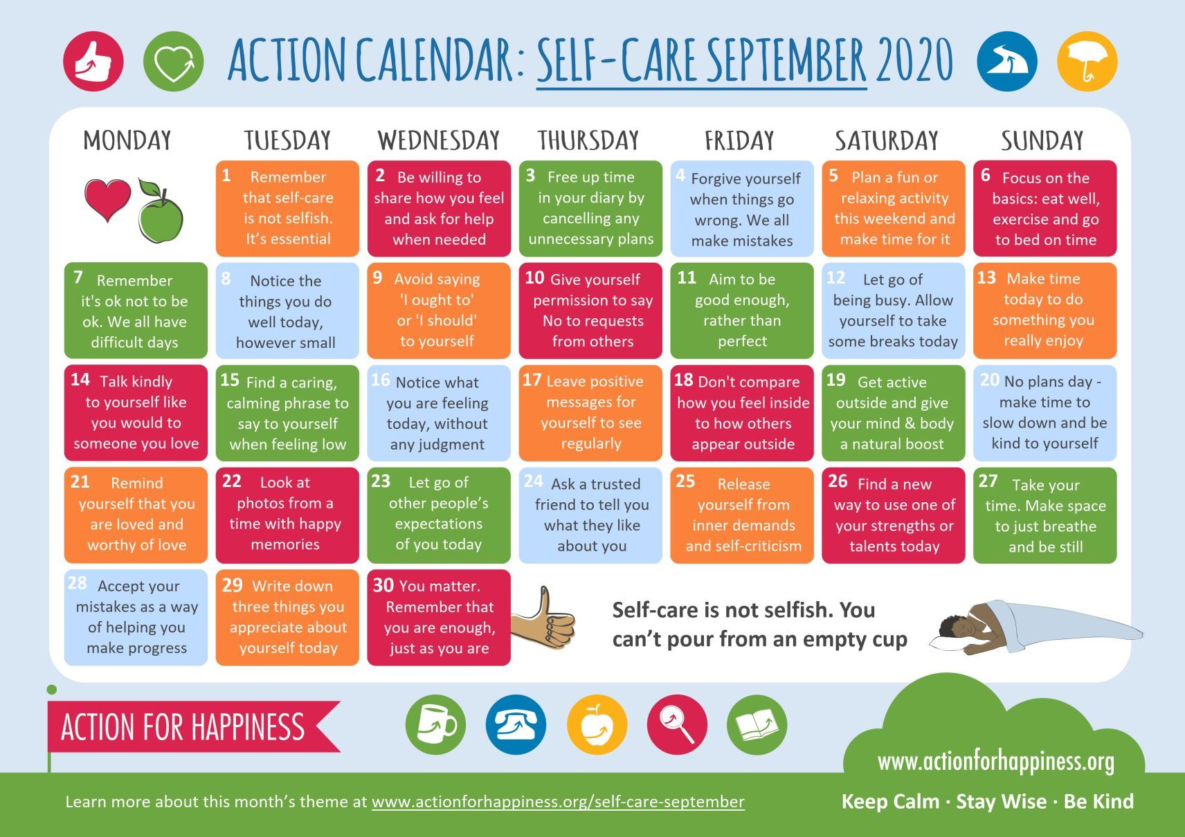Marquette Counseling Center Self-Care